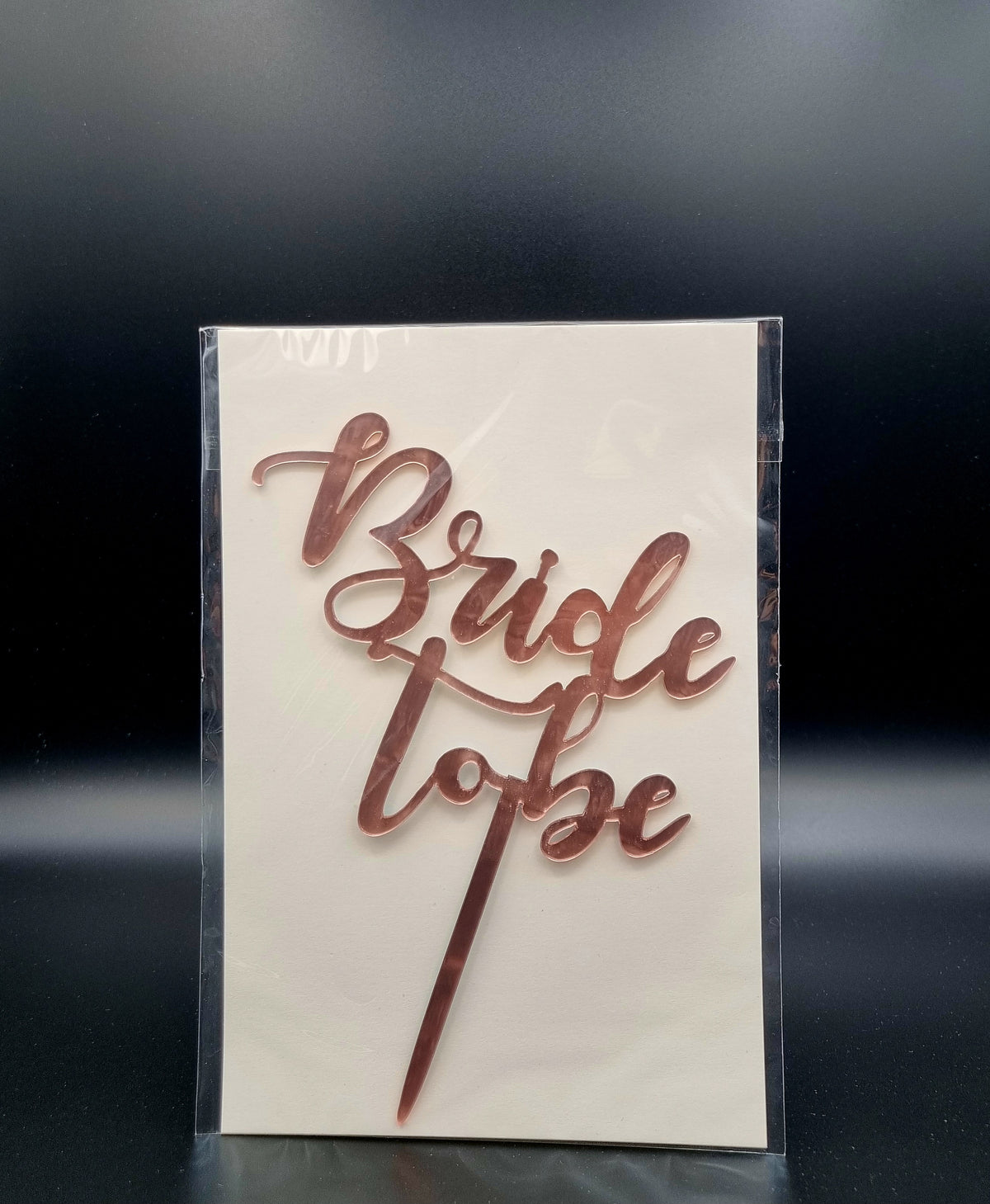 Taarttopper Bride to Be – Rosé – foto 3