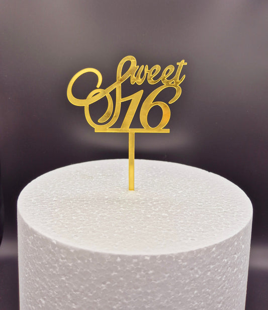 Sweet 16 - Elegant - Gold
