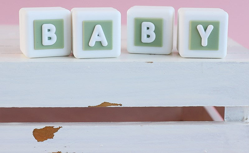 BABY Blokken Taarttopper – Babyshower