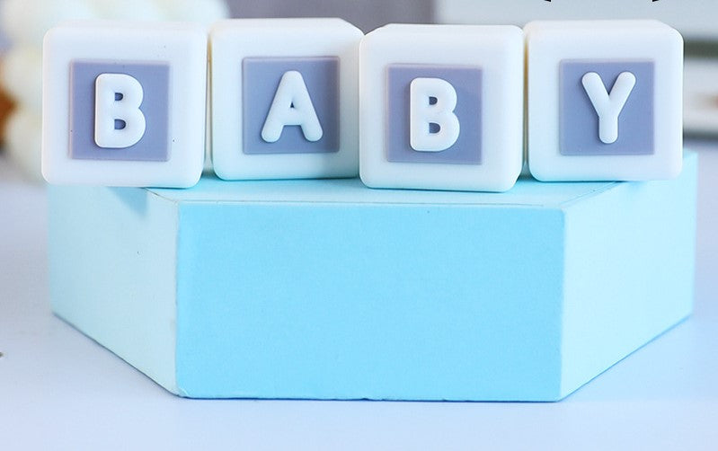 BABY Blokken Taarttopper – Babyshower – foto 3