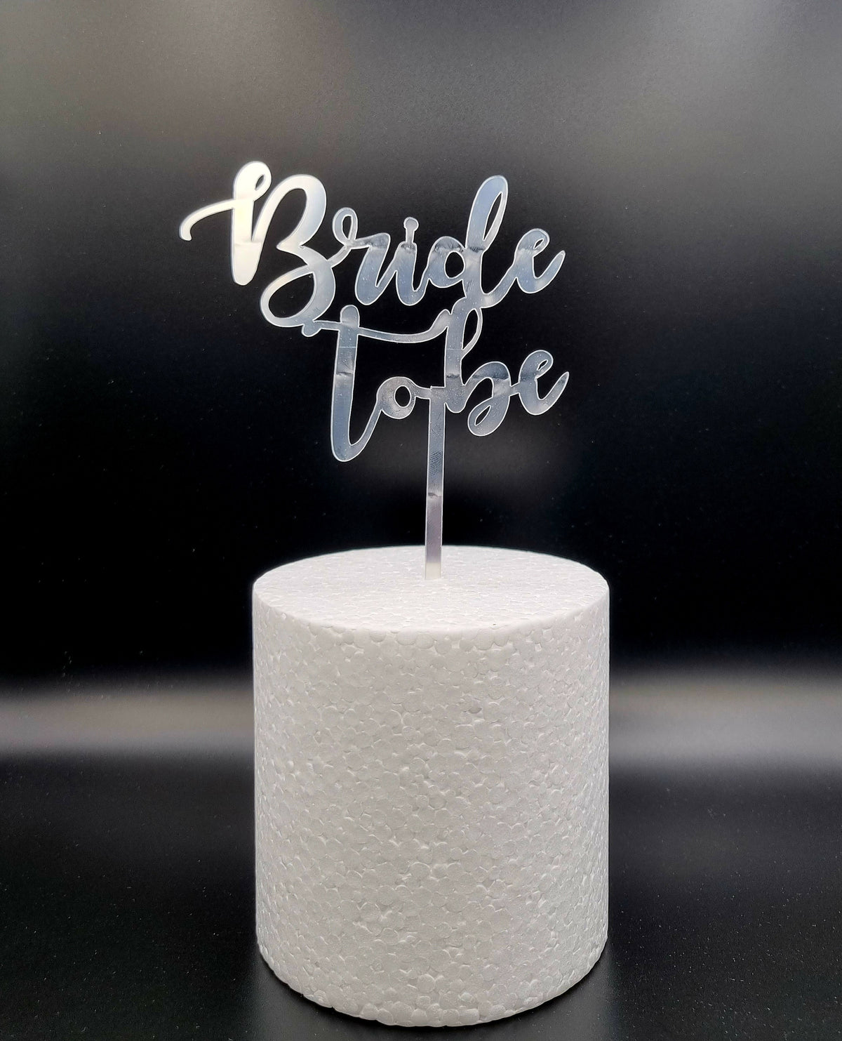 Taarttopper Bride to Be – Zilver – foto 2