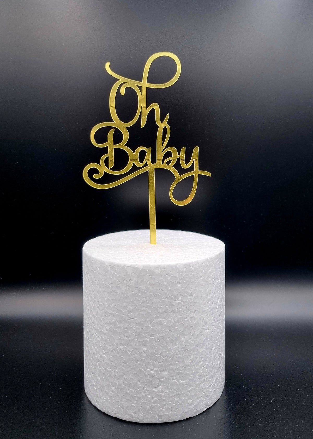 Taarttopper Oh Baby – Goud – foto 2