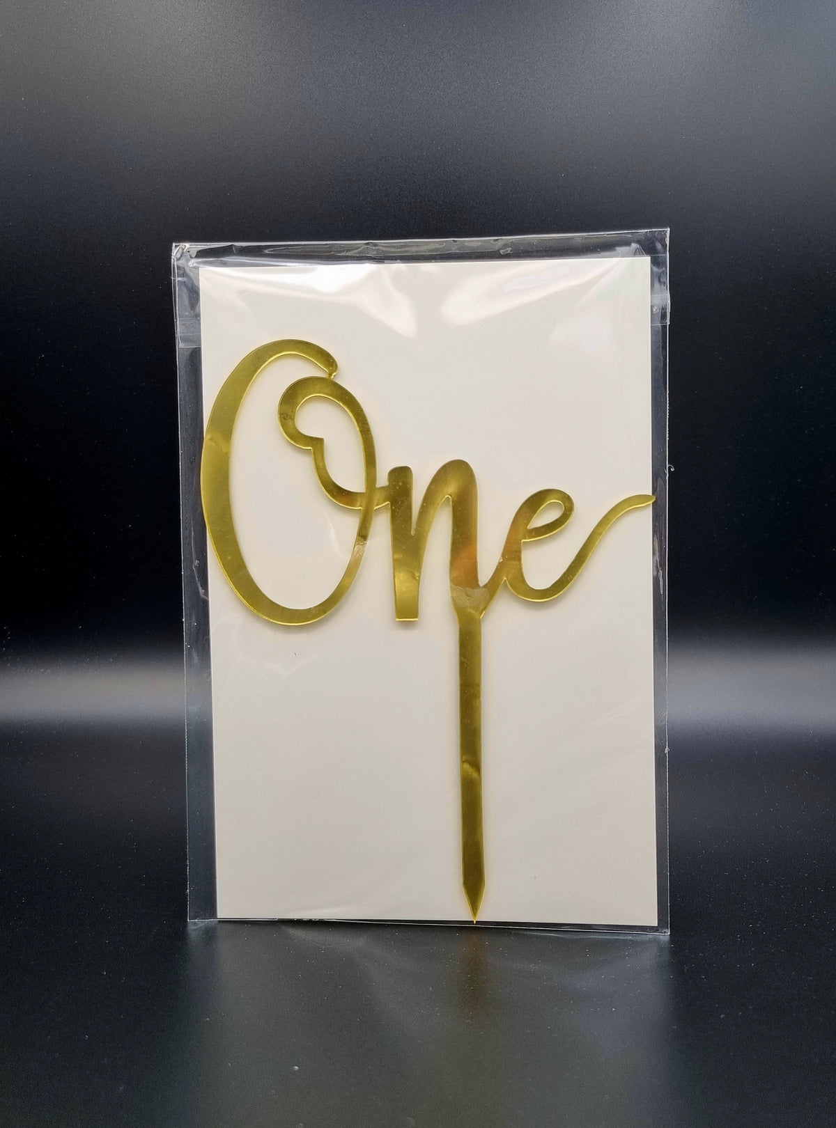 Taarttopper One – Goud – foto 3