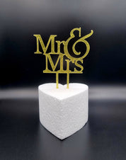MR & MRS - Goud - Glitter
