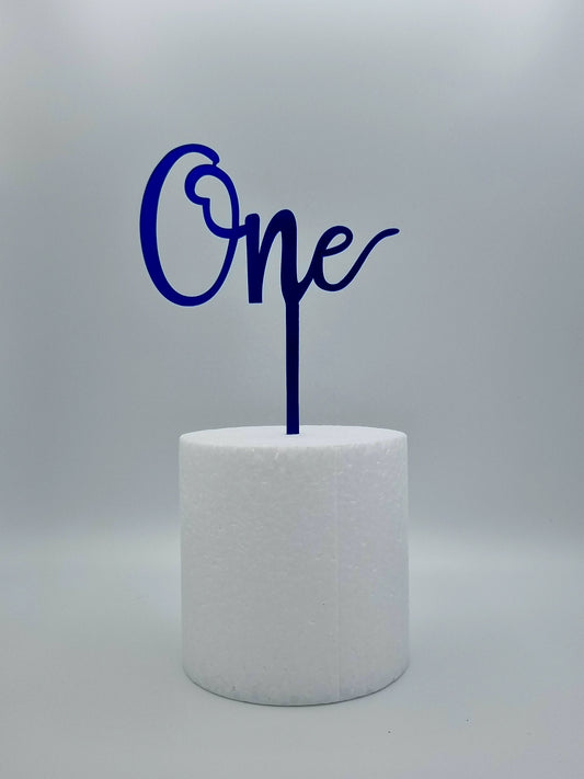Taarttopper One – Blauw – foto 2