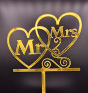 MR & MRS - Harten - Goud