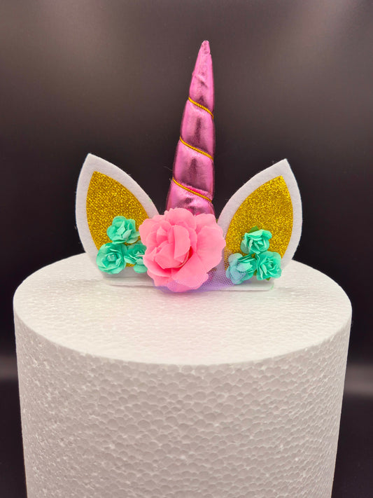 Taarttopper Unicorn Set – Roze – foto 2
