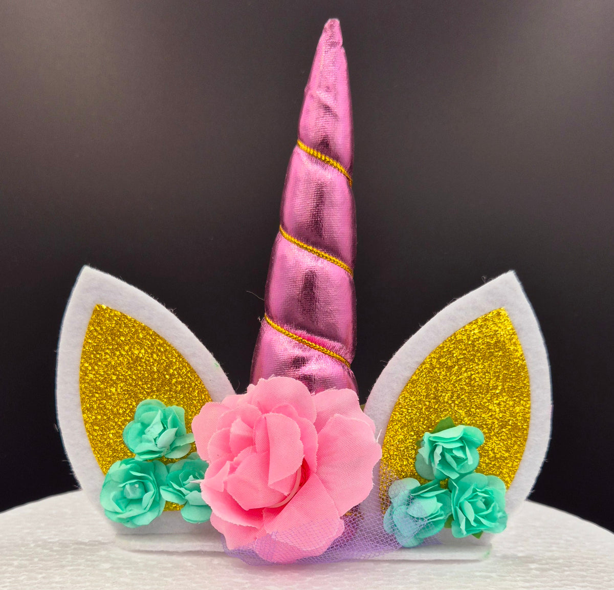 Taarttopper Unicorn Set – Roze – foto 3