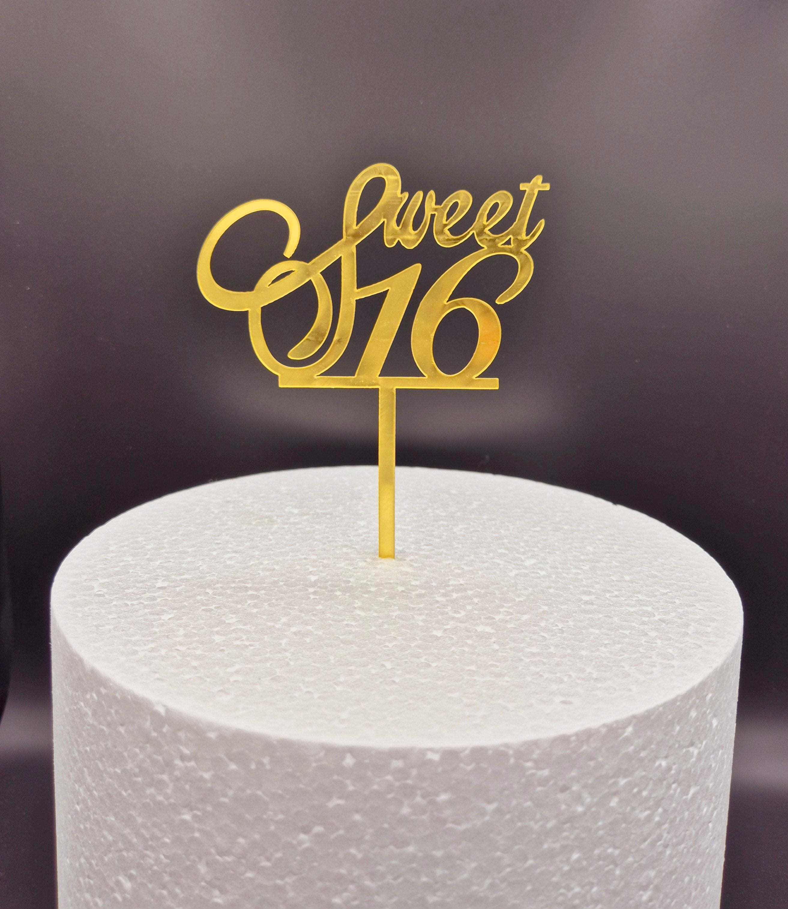 Sweet 16 - Elegant - Gold
