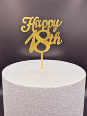 Happy 18th - Gold