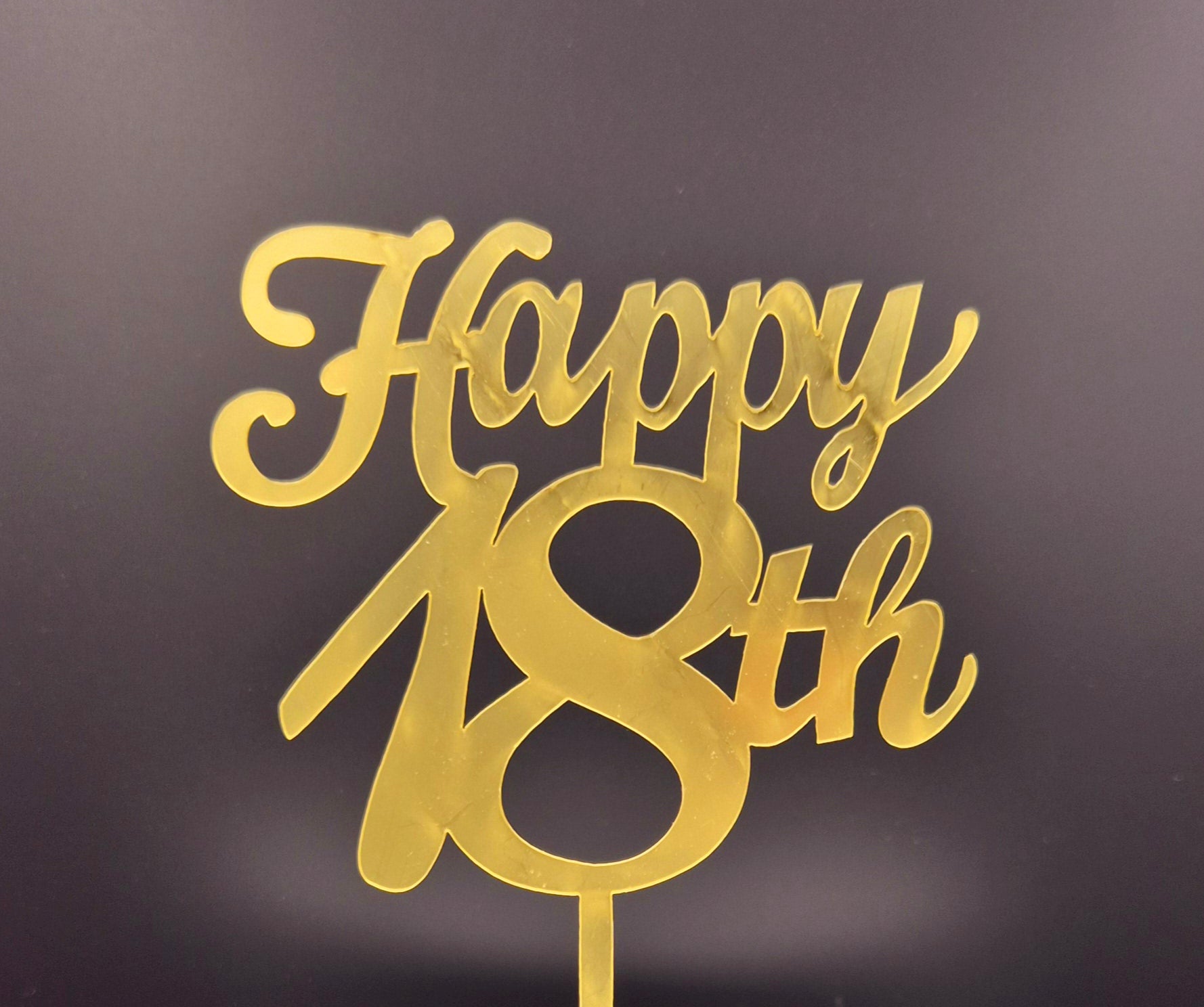 Happy 18th - Gold