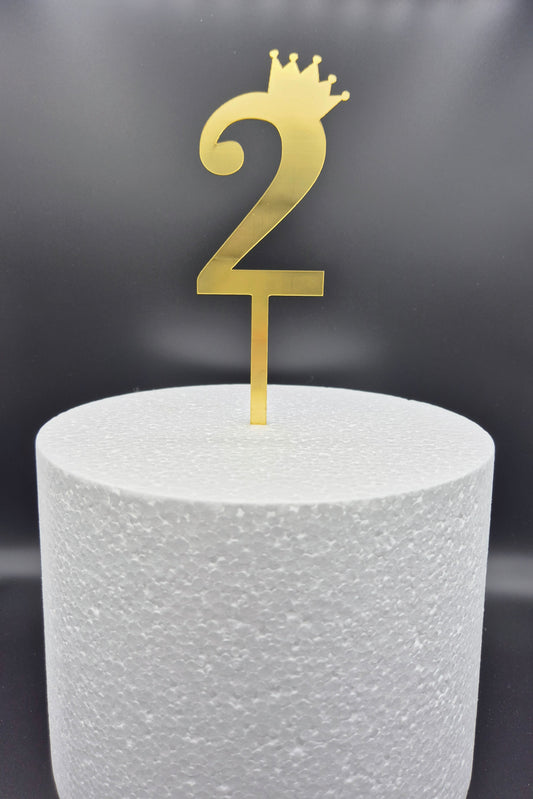 Cijfer Taarttopper 0-9 – Large 17 cm – foto 2