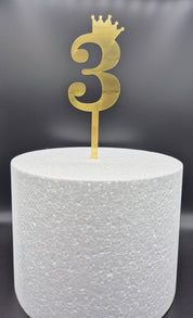 Taarttoppers - Cijfers - Large (17 cm) - 0-9