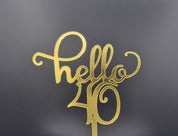 Hello 40 - Gold