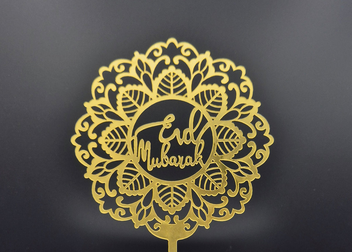 Taarttopper Eid Mubarak – Bloem – foto 2