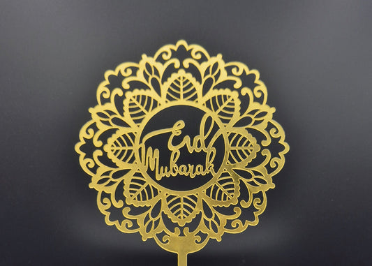 Taarttopper Eid Mubarak – Bloem – foto 2