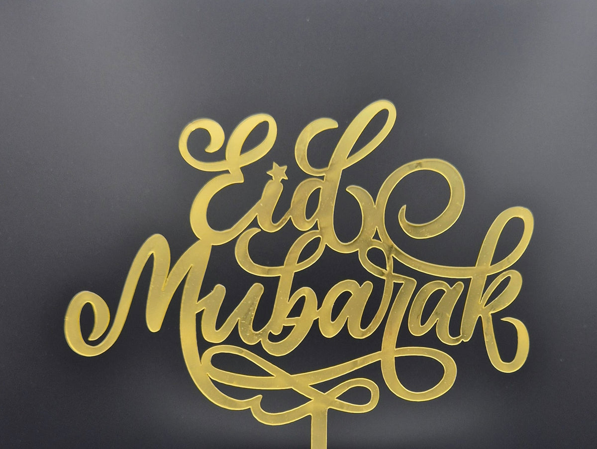 Taarttopper Eid Mubarak – Tekst – foto 2
