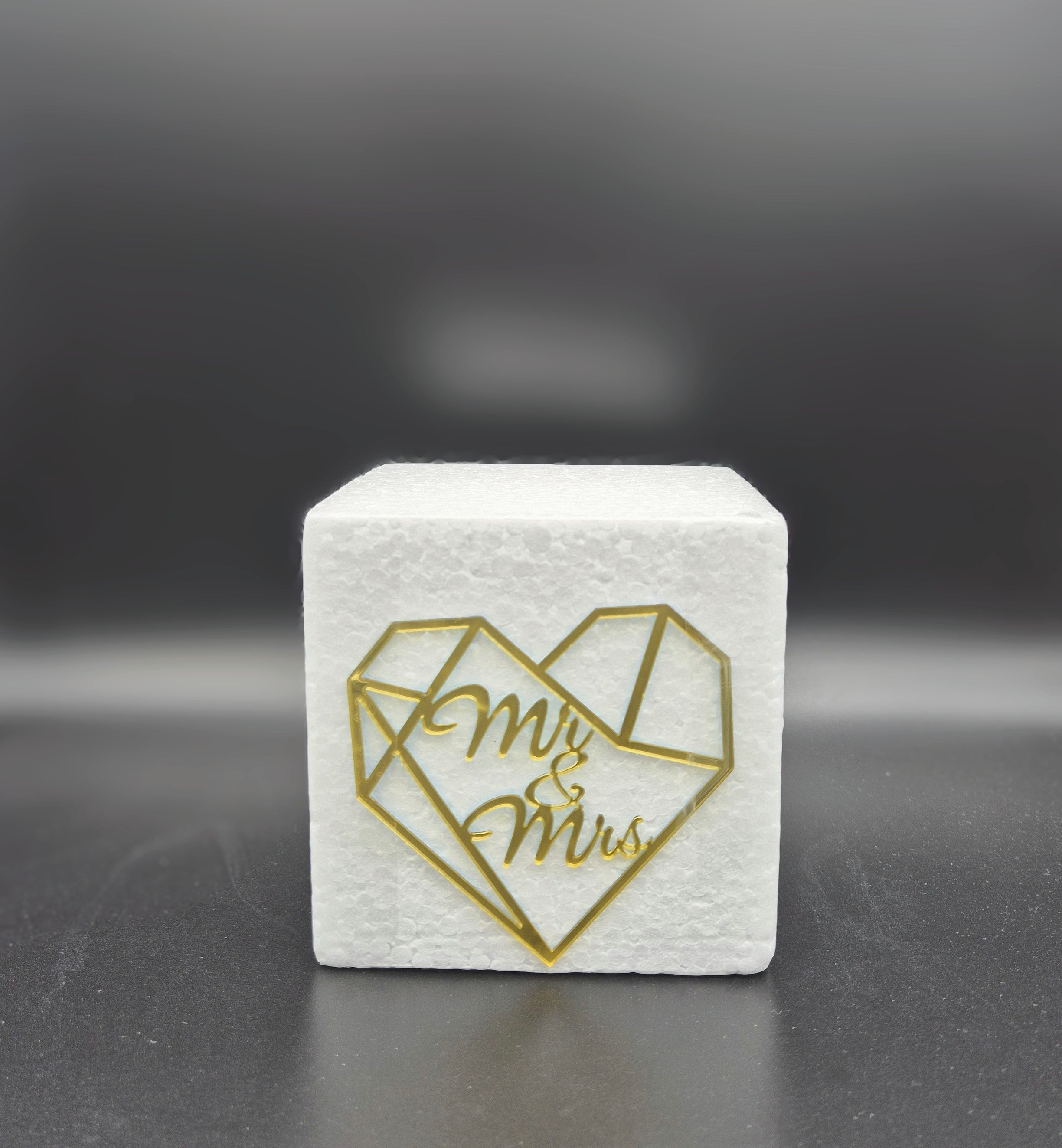 MR & MRS - Side Topper - Gold