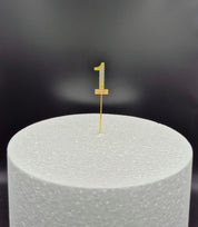 Cijfers - Small (11 cm) - 0-9 - Goud - Steentjes - Glitter