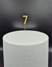 Cijfers - Small (11 cm) - 0-9 - Goud - Steentjes - Glitter