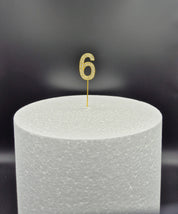 Cijfers - Small (11 cm) - 0-9 - Goud - Steentjes - Glitter