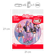 K-Pop Kandy Stars Taartdecoratie – Eetbare Taartprint – Dekora