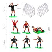 Set Taartdecoratie voetbal