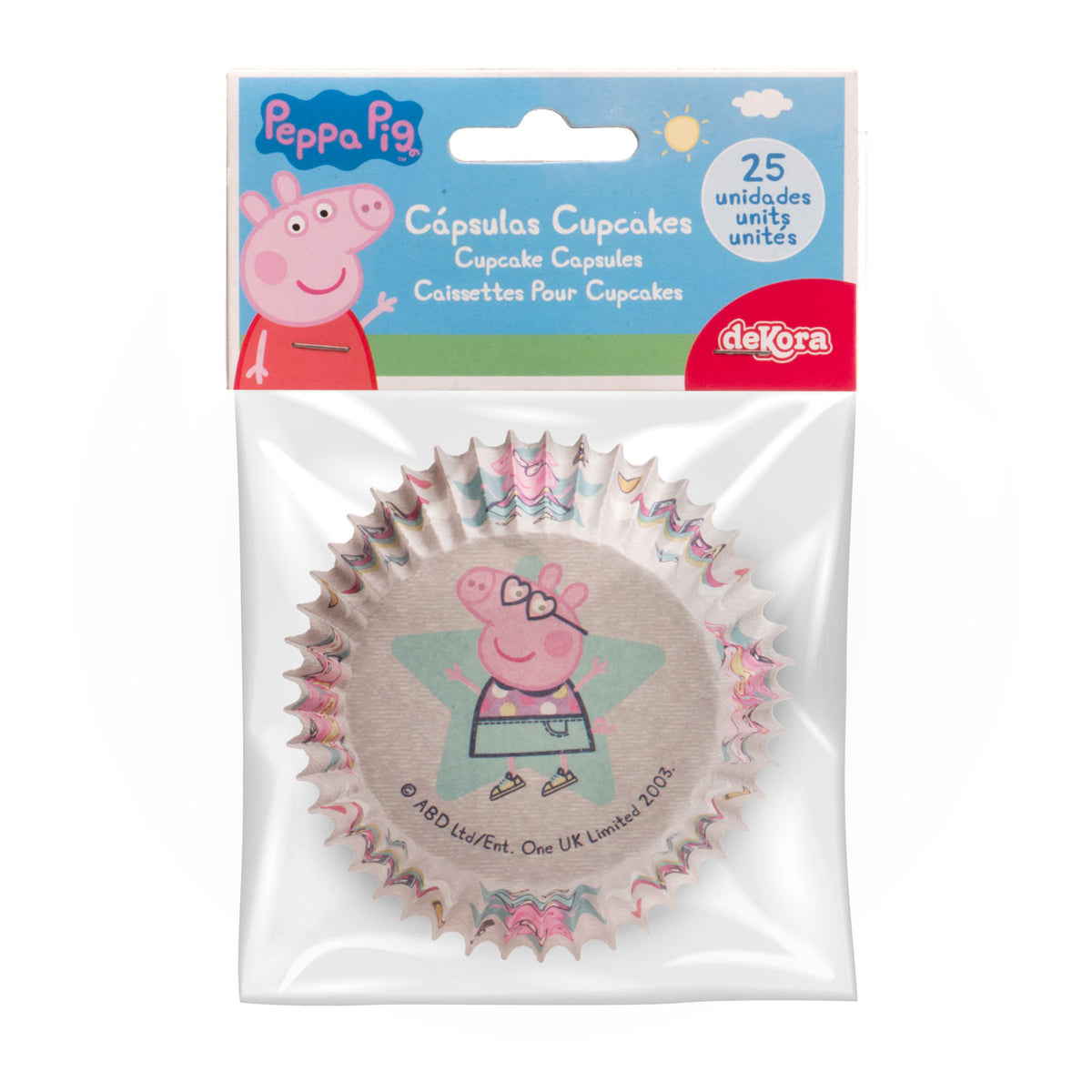 Peppa Pig Cupcake Vormpjes – 25 stuks – foto 3