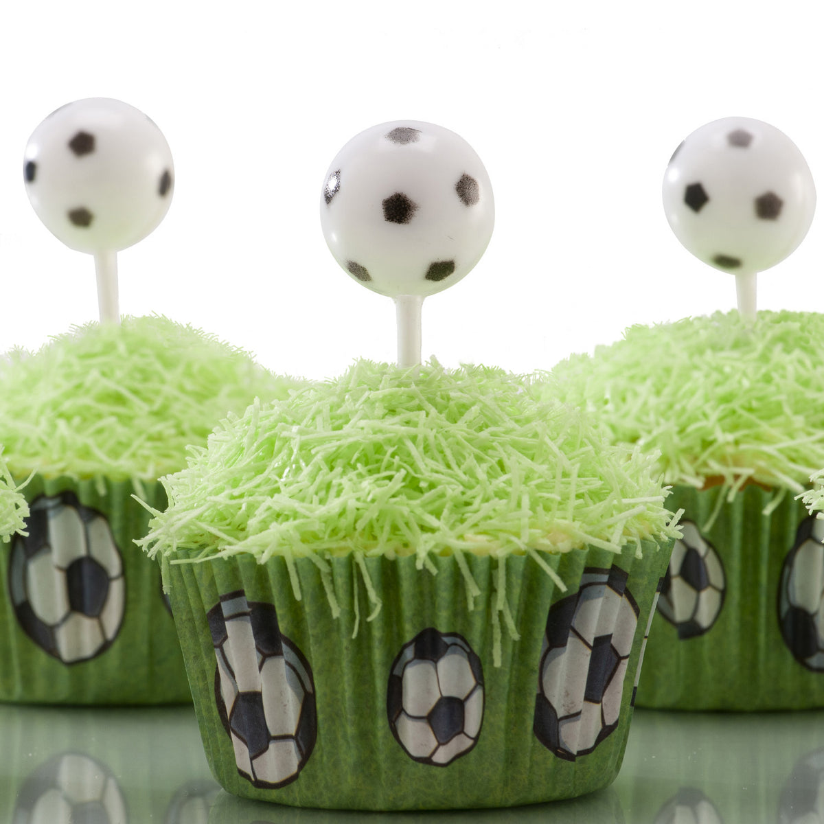 Voetbal Cupcake Vormpjes – 25 stuks – foto 4