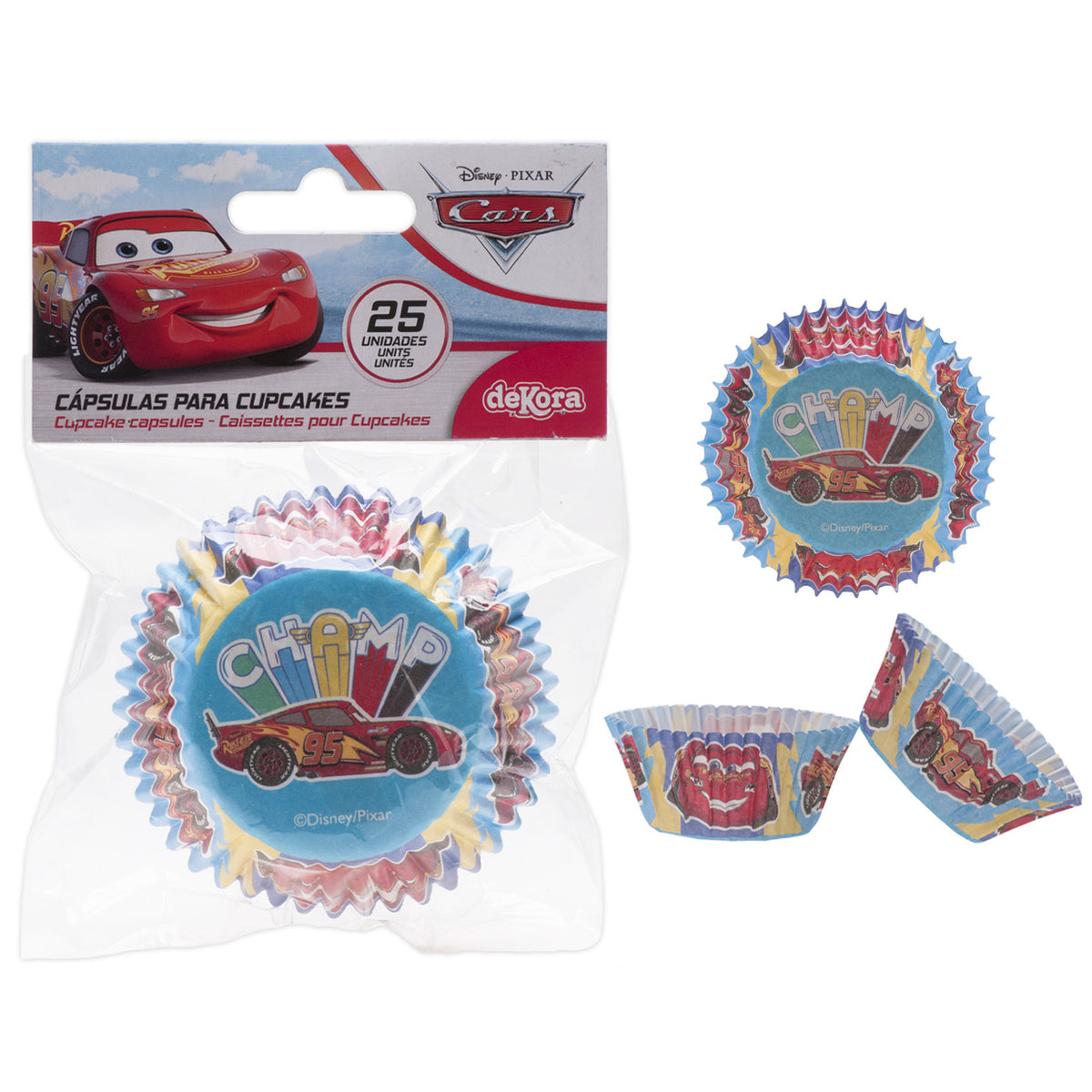 Cars Cupcake Vormpjes – 25 stuks – foto 5
