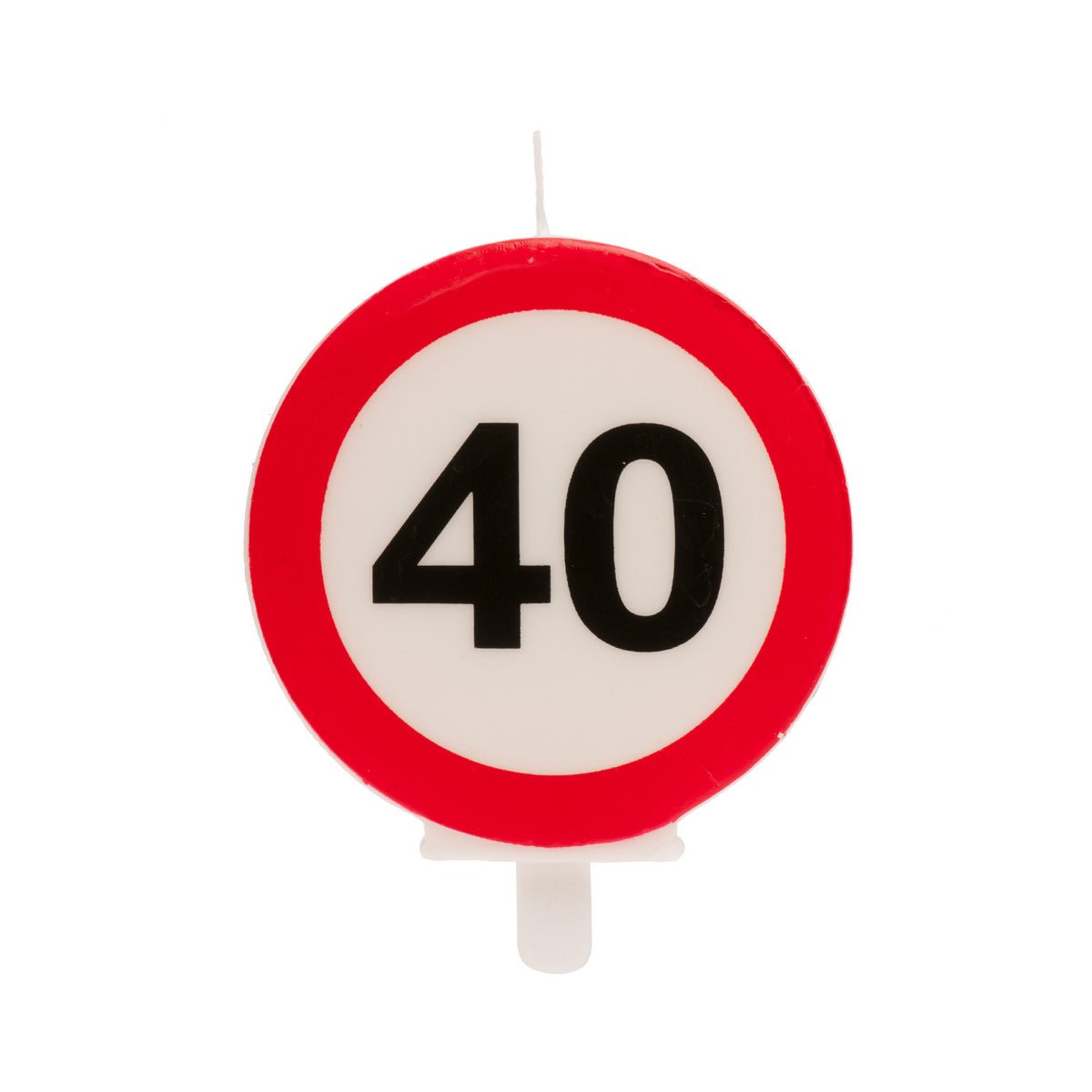 Verjaardagskaars Verkeersbord – 18 t/m 60 jaar – foto 10