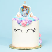 Unicorn 2D Kaars - Taartdecoratie - Verjaardag - Eenhoorn