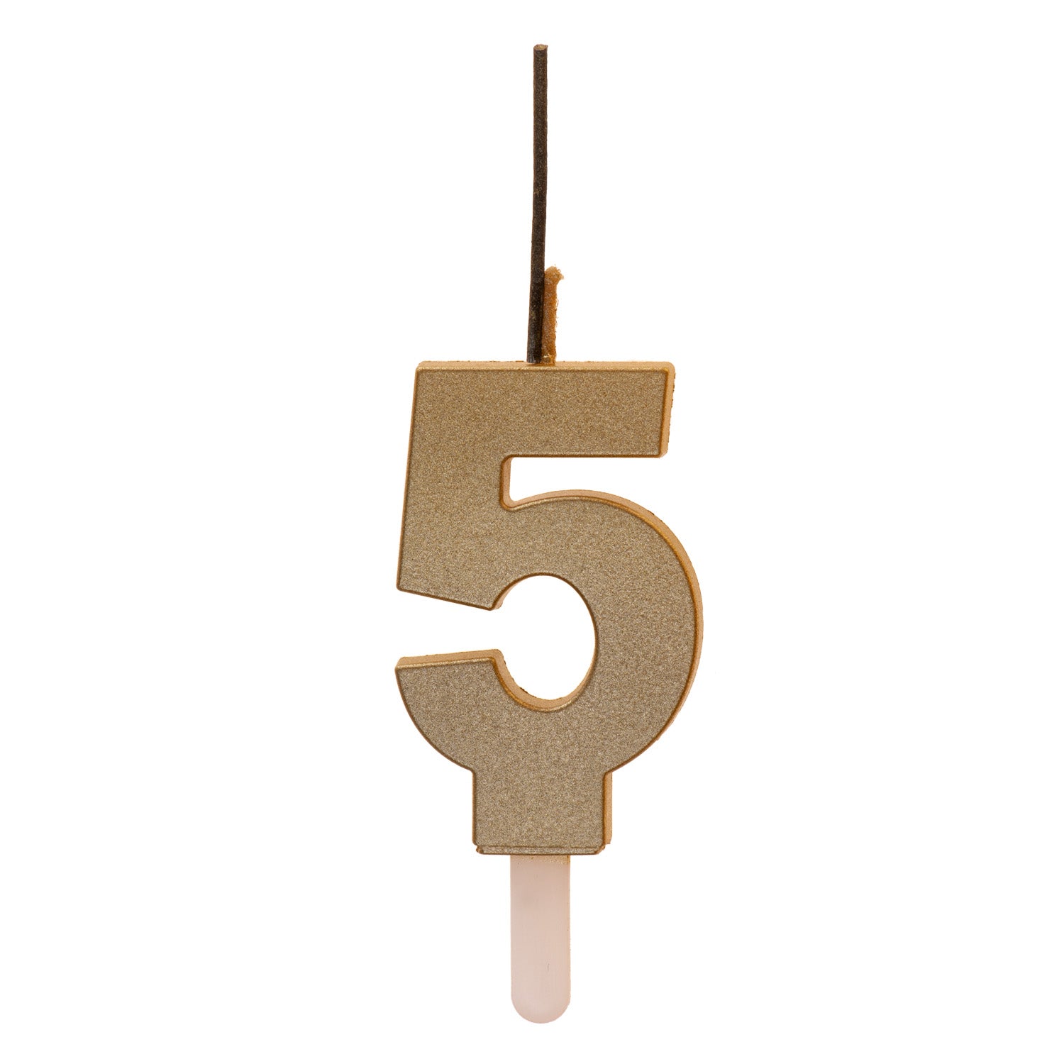 Cijferkaars (0-9) - Goud - DUO (2 type kaarsjes)