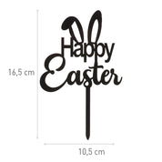 Happy Easter Taarttopper – 16,5 x 10,5 cm