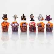 Halloween Cupcake Toppers – 16 stuks