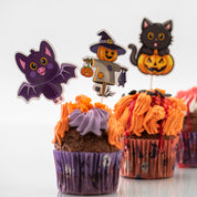 Halloween Cupcake Toppers – 16 stuks