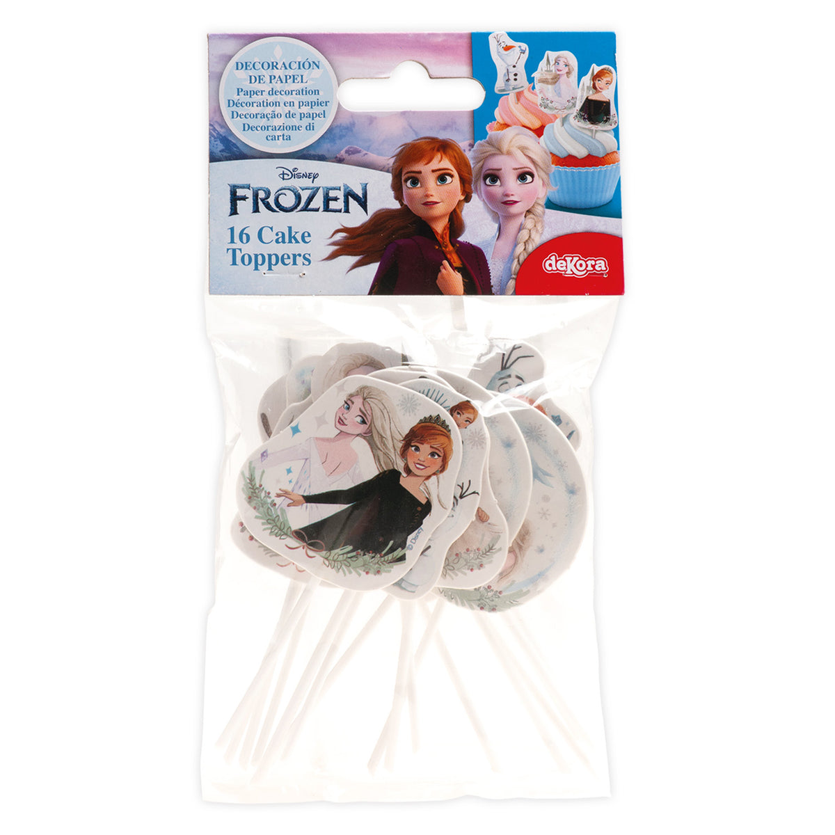 Frozen Cupcake Toppers – 16 stuks – foto 2