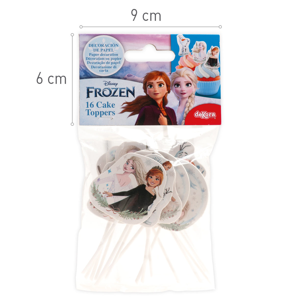 Frozen Cupcake Toppers – 16 stuks – foto 3