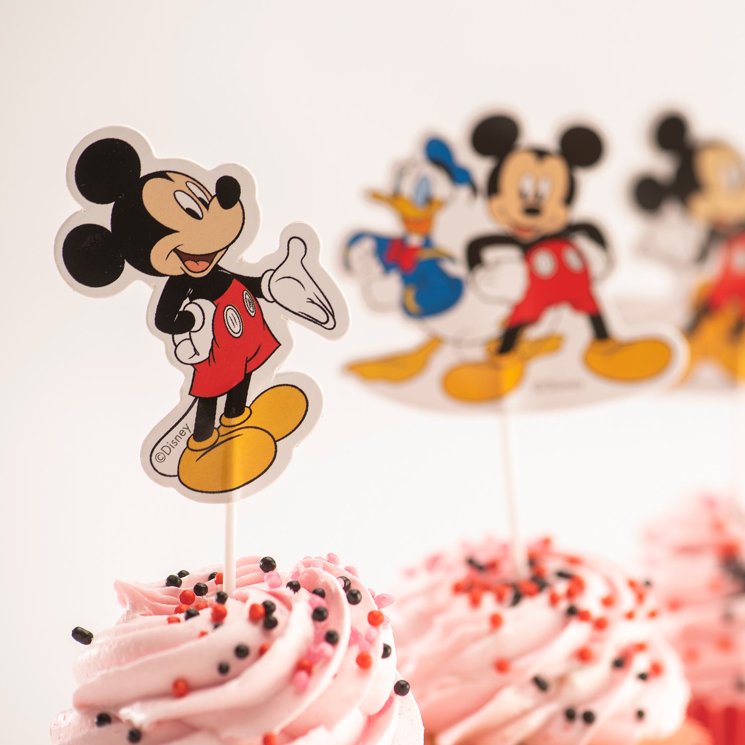 Cupcake Decoratie - Mickey Mouse - 16 stuks