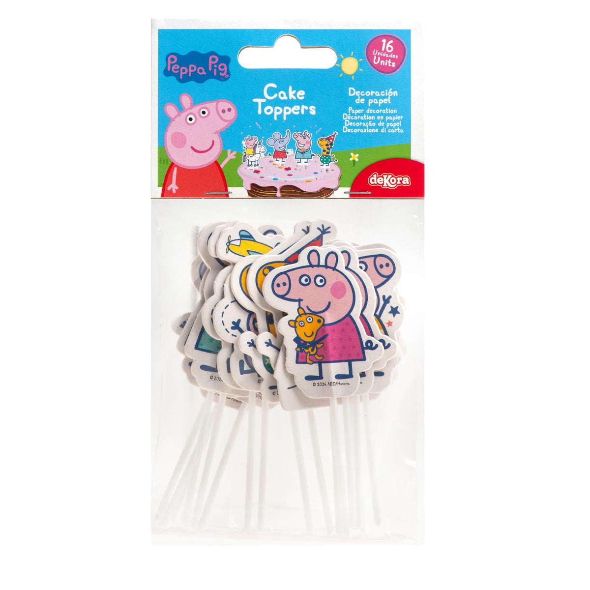 Peppa Pig Cupcake Toppers – 16 stuks – foto 3