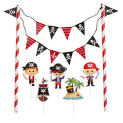 Piraten Cupcake Toppers – 6 stuks
