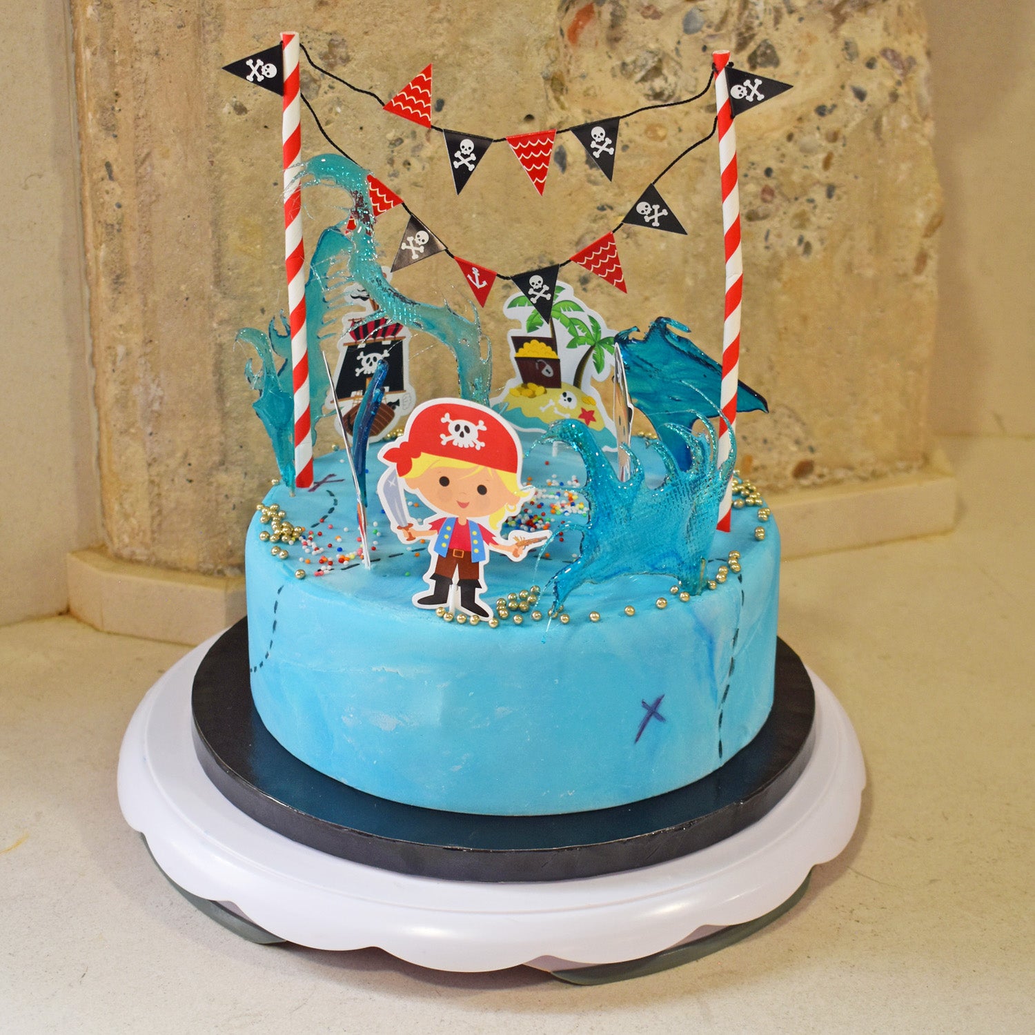 Piraten Cupcake Toppers – 6 stuks
