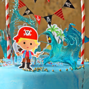 Piraten Cupcake Toppers – 6 stuks
