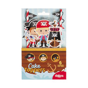 Piraten Cupcake Toppers – 6 stuks