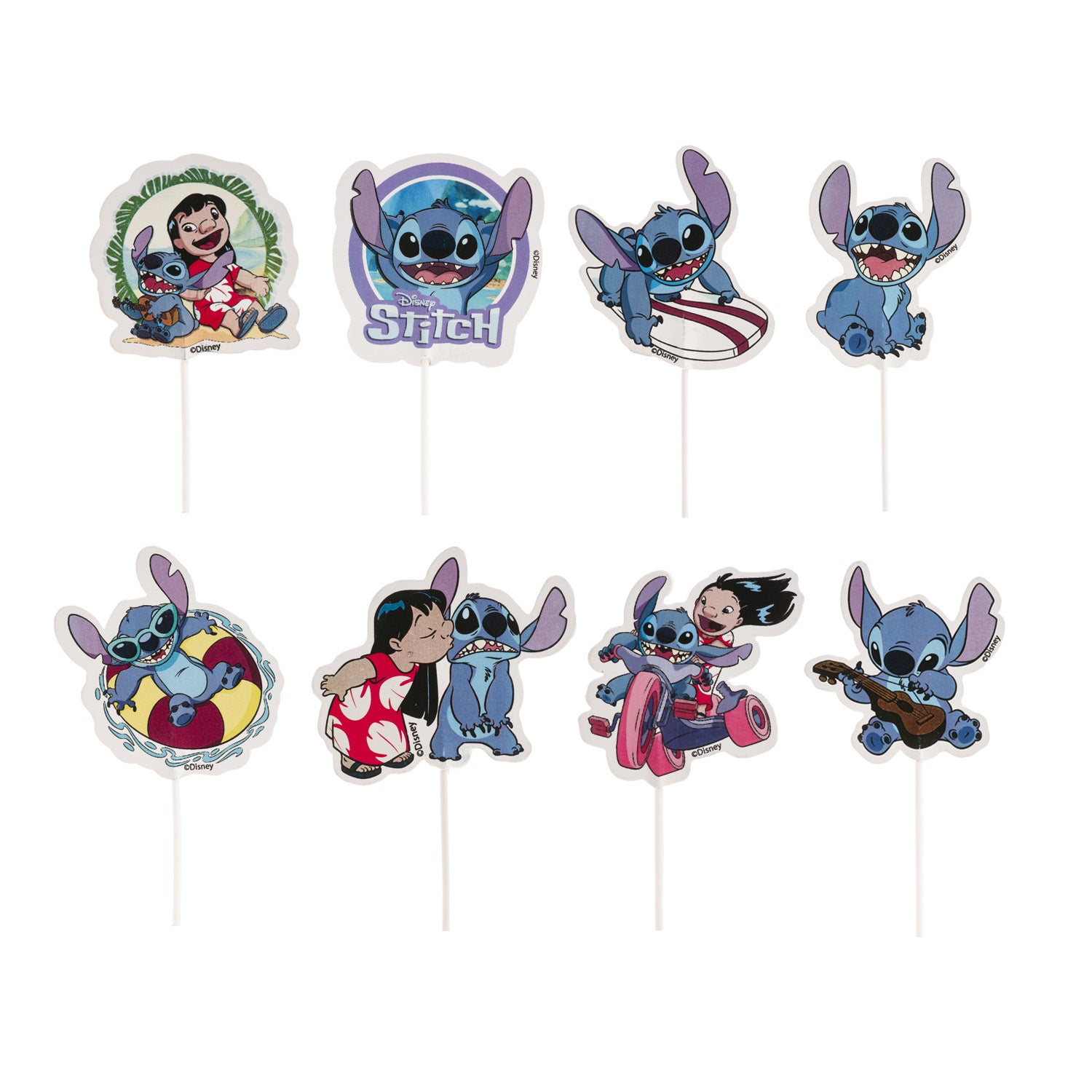 Lilo & Stitch Cupcak toppers – 16 stuks
