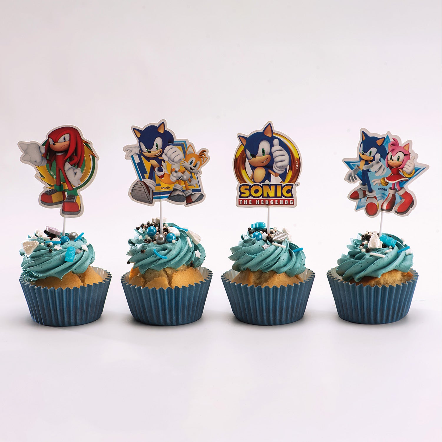 Sonic - Cupcake Toppers - 16 stuks per set
