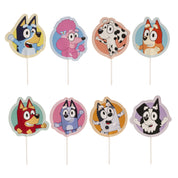 Bluey Cupcake Toppers – Set van 16 Stuks – Dekora