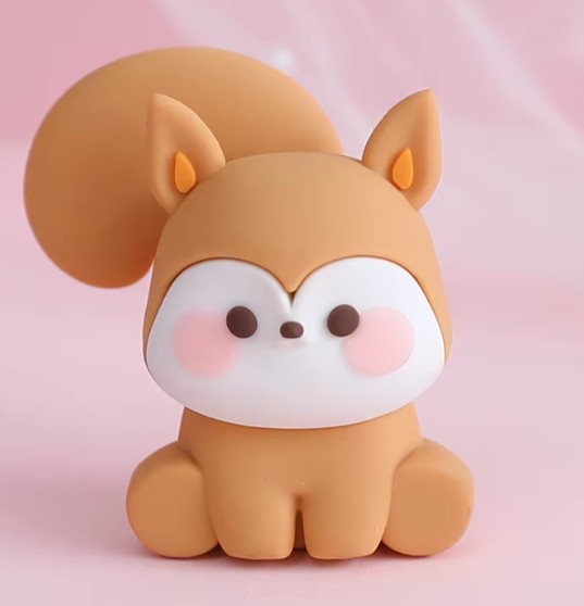 Eekhoorn taarttopper figuur uit de jungle set