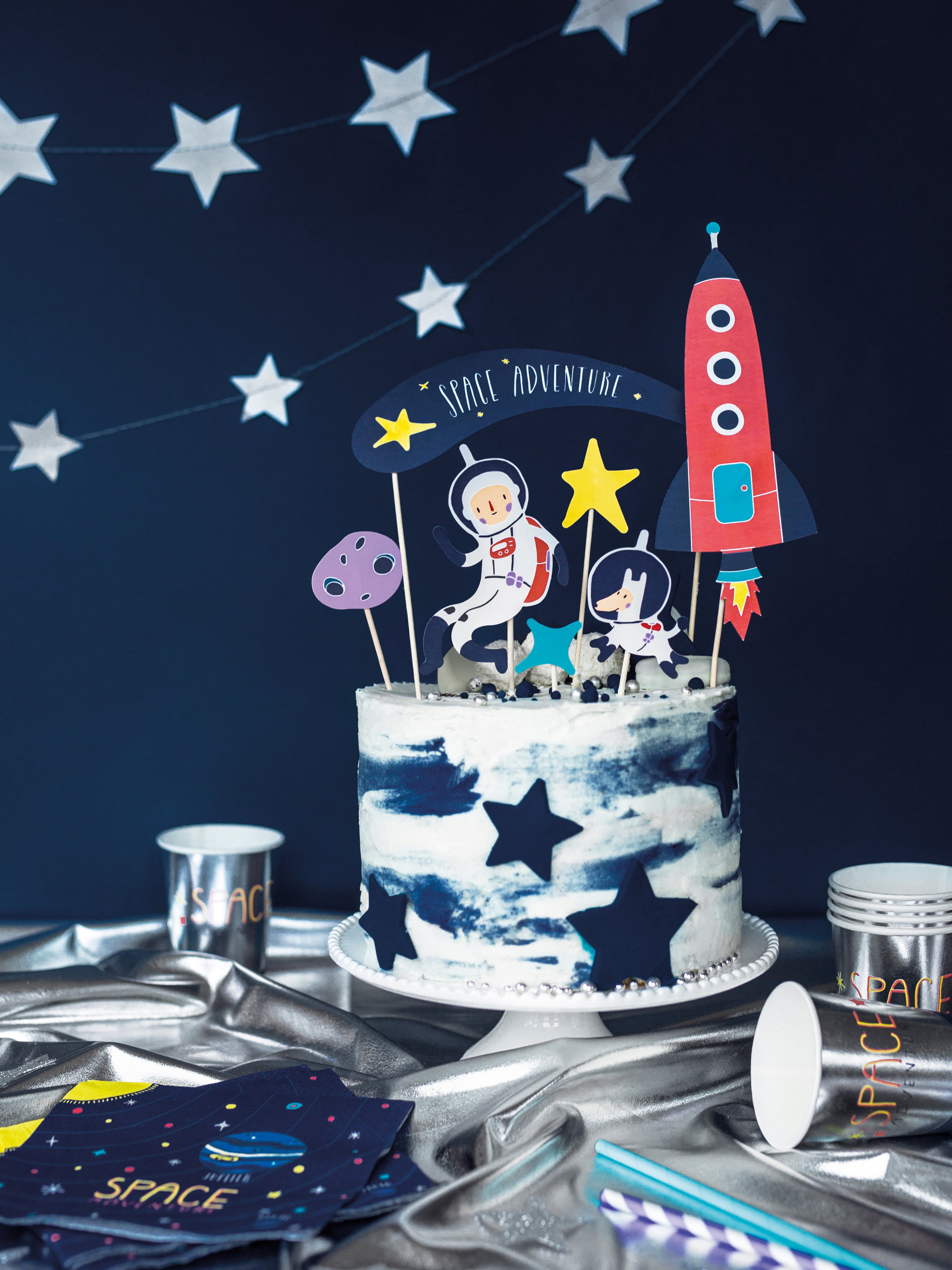 T-0736 - Taartdecoratie set (7 stuks) ruimte
