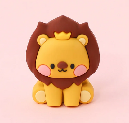 Leeuw taarttopper figuur uit de jungle set